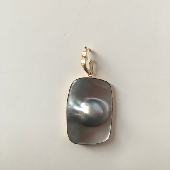 ***SOLD*** 14k SoSea Mabe pearl enhancer pendant - Picture 5 of 9